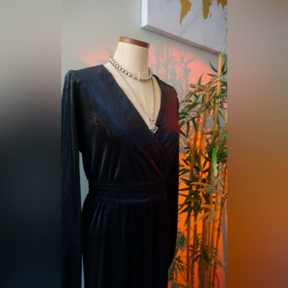 Knox rose, women’s, XL,black long sleeved maxi dress, NEW